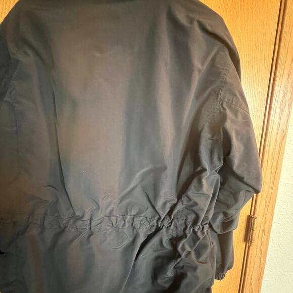 Eddie Bauer coat, women's size XS, black drawstring waist. - Picture 2 of 10